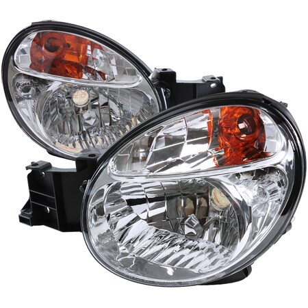 Spec-D Tuning 02-03 Subaru Wrx Headlights Chrome LH-WRX02-ABM